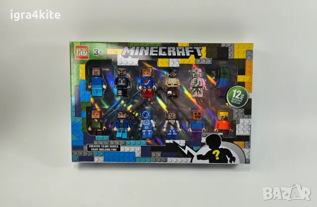 Мини фигури на Майнкрафт за конструктори тип Лего / Minecraft . Съвместими , снимка 2 - Образователни игри - 50125529