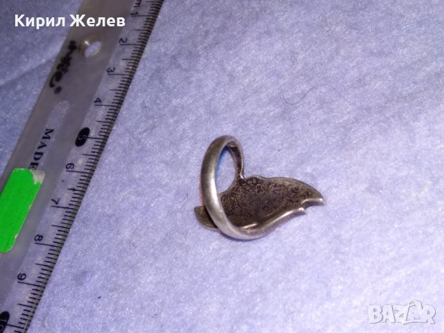 ИЗИСКАН СЕДЕФЕН СРЕБЪРЕН АР НУВО ПРЪСТЕН СРЕБРО 925 ЮВЕЛИРНА РЪЧНА ИЗРАБОТКА 34615, снимка 8 - Пръстени - 39522028