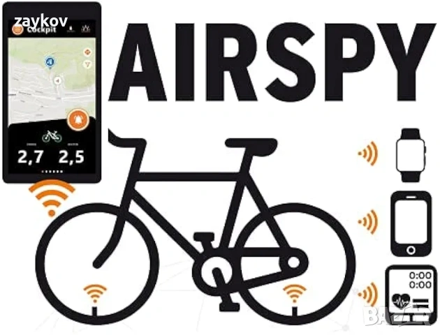 SKS GERMANY Комплект Airspy TL Стандартен 60 мм сензор за налягане в гумите за велосипеди, снимка 4 - Части за велосипеди - 53024077