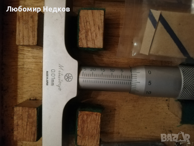 Дълбокомер Mitutoyo , снимка 2 - Резервни части за машини - 44797811