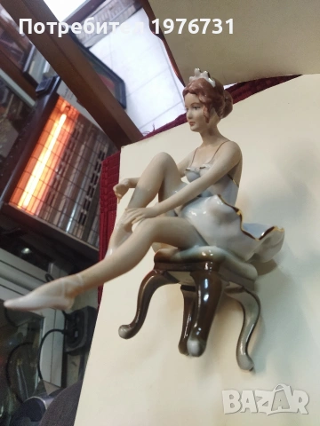 Балерина порцеланова статуетка , снимка 6 - Статуетки - 54003964