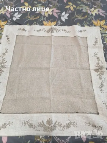 72/72см.Ленена покривка за маса 