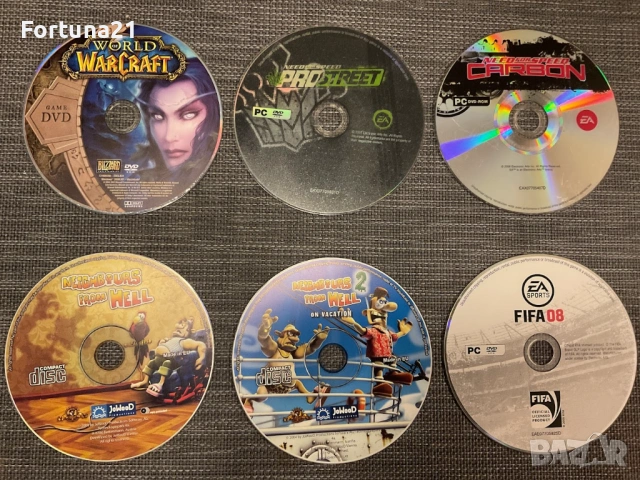 PC DVD - 6 броя игри