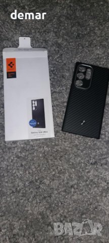 Калъф Spigen съвместим с Samsung Galaxy S24 Ultra - черен мат, снимка 8 - Калъфи, кейсове - 44207498