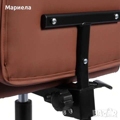 Ергономичен офис стол с лумбална опора от еко кожа – комфорт за дълги часове без болки, снимка 10 - Столове за офис - 53197216