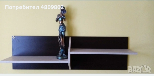 Регал за стена. Венге и астра