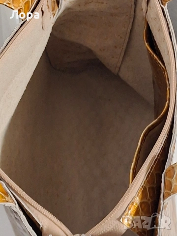 Дамска чанта естествена кожа , снимка 7 - Чанти - 53009627