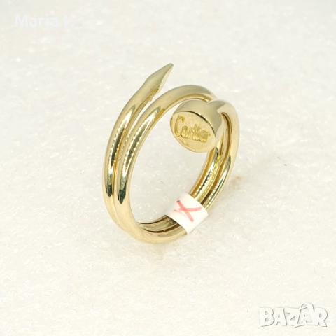 Златни пръстени Пирон, снимка 7 - Пръстени - 52639042