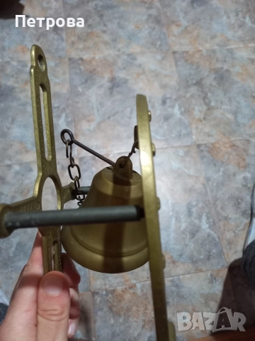 Месингова камбана, снимка 9 - Антикварни и старинни предмети - 52860325