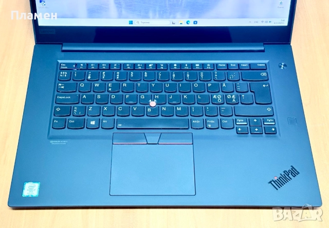 15.6" 4K OLED Touch HDR / Core i7-9850H /32GB DDR4 / 512GB SSD /Lenovo ThinkPad X1 Extreme Gen 2 , снимка 5 - Лаптопи за работа - 52286661