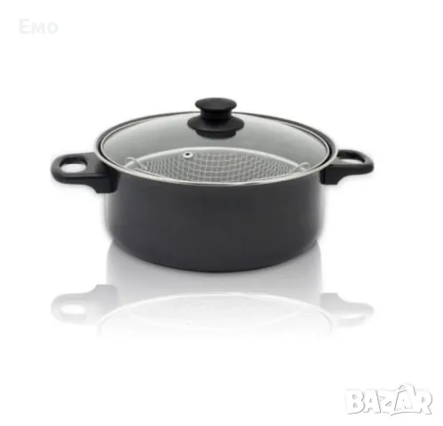 Тенджера с кошница Rosberg  R51213A, 24см., въглеродна  стомана, снимка 7 - Съдове за готвене - 47719041