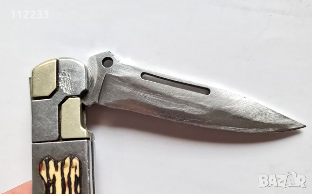 Стар джобен нож, снимка 4 - Ножове - 39054685