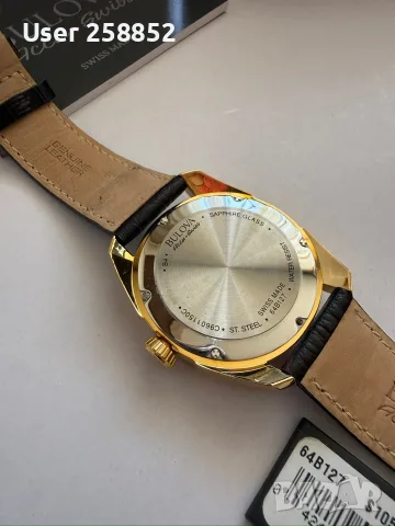 Bulova Accu-Swiss 64B127 Tellaro Автоматичен часовник - нов с кутия и документи, снимка 6 - Мъжки - 54092971