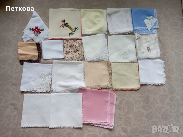 Носни кърпички от плат , снимка 3 - Колекции - 51486278
