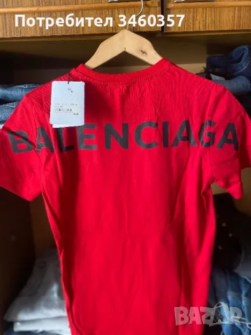 Тениска BALENCIAGA , снимка 2 - Тениски - 47838765