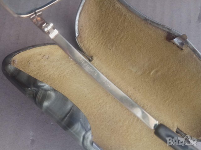 Продавам позлатени стари очила с кутия, снимка 4 - Други ценни предмети - 29420081