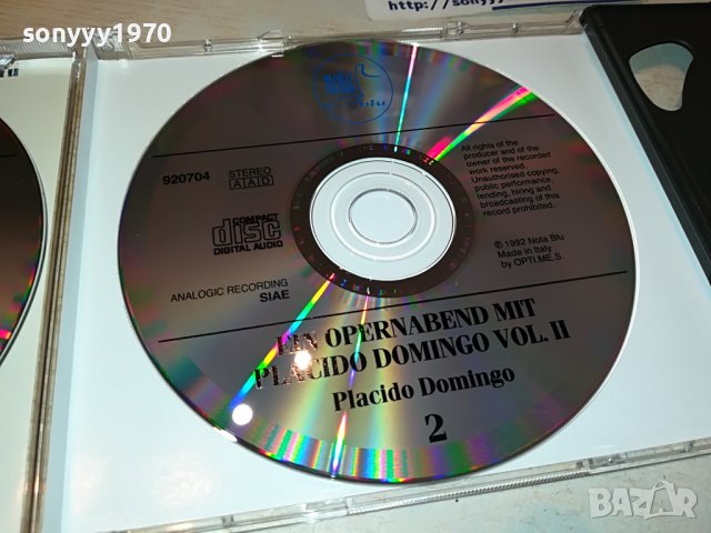 PLACIDO DOMINGO-ORIGINAL CD X2 MADE IN ITALY 3103231152, снимка 15 - CD дискове - 40202953