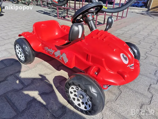PILSAN Детска кола с педали HERBY червен, снимка 1