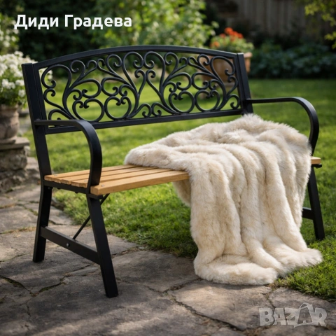 Елегантна градинска пейка GARDEN LINE – здрава болтова конструкция