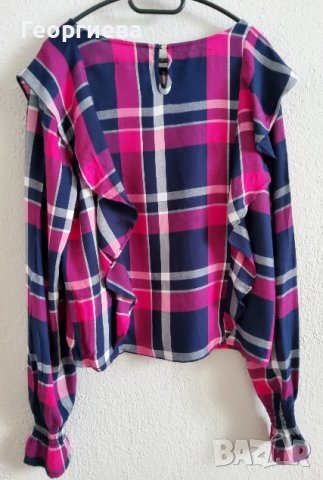 Красива карирана блуза, снимка 5 - Ризи - 37758849