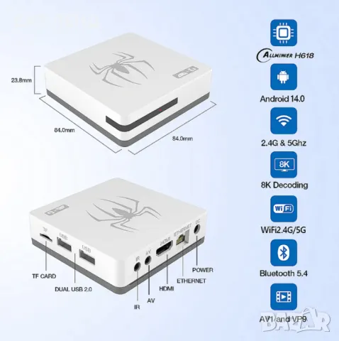 Игрова конзола G7 Universal Edition Android Gaming TV Box, снимка 3 - Други игри и конзоли - 49127625