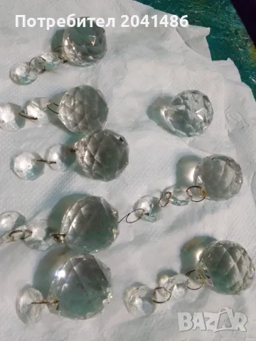 3•5см големи кристални топки за полилей