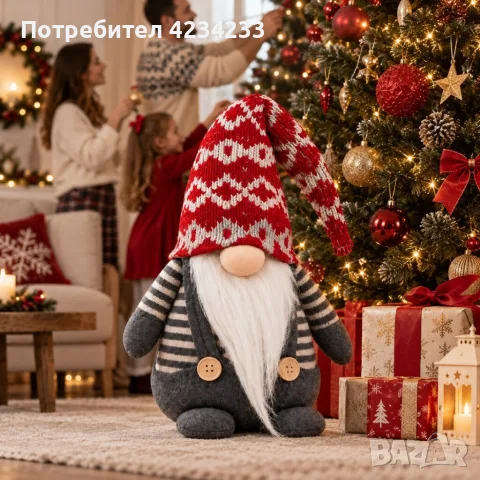 Комплект от 2 Коледни гнома, снимка 5 - Декорация за дома - 56526323