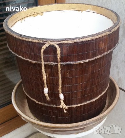 Продавам саксия, 25л, уникат, снимка 5 - Саксии и кашпи - 35609365