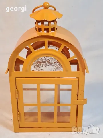 декоративен метален фенер свещник 5/4