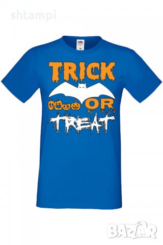 Мъжка тениска,Trick Or Treat 1,Halloween,Хелоуин,Празник,Забавление,Изненада,Обичаи,, снимка 4 - Тениски - 38132041