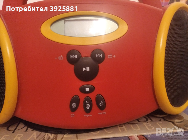 Бумбокс Disney с Радио и CD, снимка 2 - Аудиосистеми - 44737929