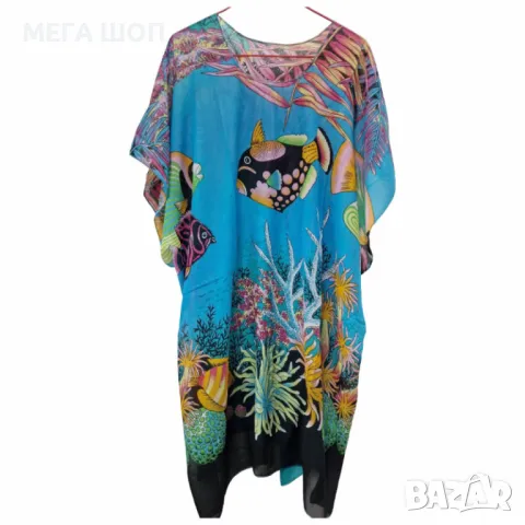 Плажна туника 90x90 – Перфектният избор за стил и комфорт през лятото, снимка 6 - Туники - 50193047