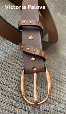 Красив колан HÜFTGOLD BERLIN естествена кожа, снимка 4 - Колани - 51541890