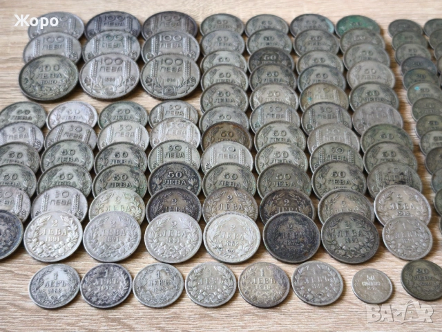 *МЕГА ЛОТ* 160 броя сребърни монети Царство България , снимка 5 - Нумизматика и бонистика - 54009991
