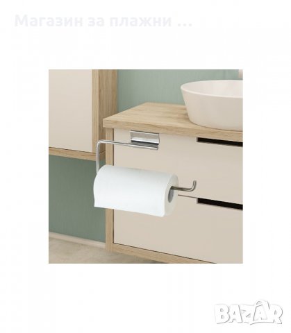 МЕТАЛНА СТОЙКА ЗА ДОМАКИНСКА ХАРТИЯ ЗА ШКАФ, ИНОКС - код 3113, снимка 4 - Други стоки за дома - 33946681