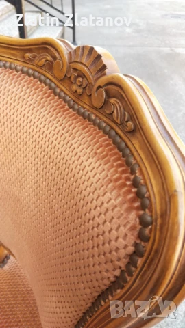 Запазена е!!!Маса с 6 стола стил Луи XV!, снимка 15 - Маси - 51178318