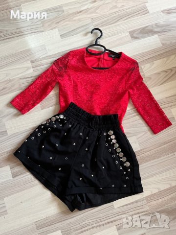 Къси панталонки с риза, снимка 4 - Комплекти - 36890120