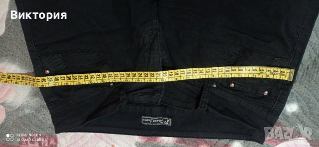 Черен панталон 30 размер, снимка 3 - Панталони - 40017303
