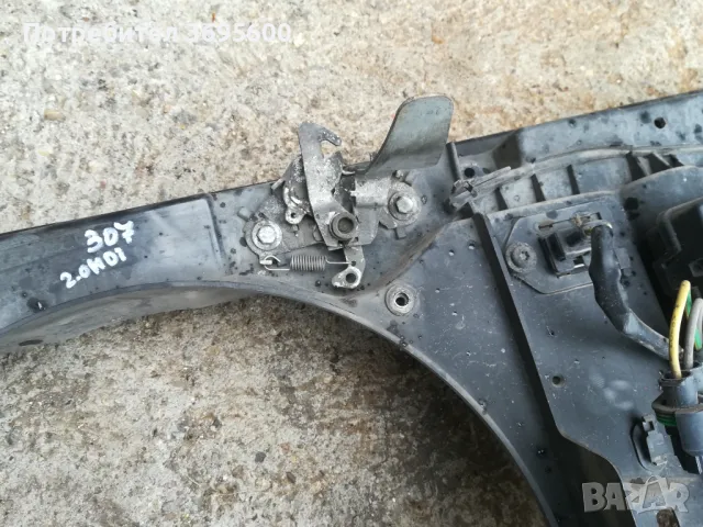 Peugeot Пежо 307 климатична прека вентилатор климатик дифузьор, снимка 6 - Части - 50141283