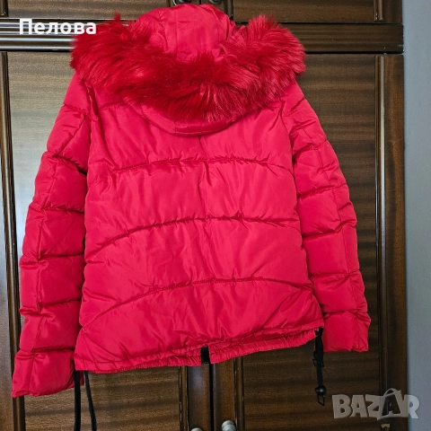 Червено яке, снимка 2 - Якета - 52669745