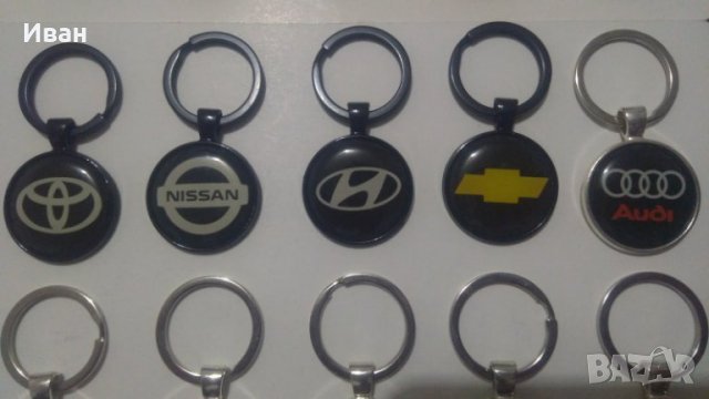 Ключодържател от лек метал черен с емблеми на марка кола автомобил джип ван бус + подарък, снимка 5 - Аксесоари и консумативи - 29186772