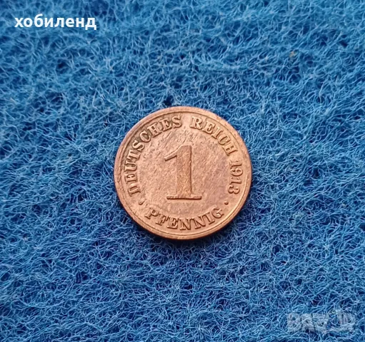 1 пфенинг Германия 1913 /А, снимка 1