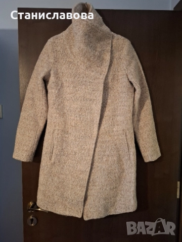Зимно вълнено палто Only, снимка 3 - Палта, манта - 51929400
