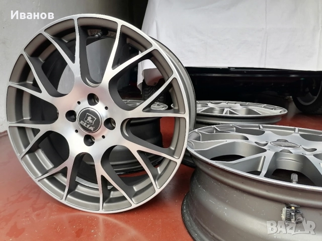 джанти 17" 4х100 спорт пакет , снимка 6 - Гуми и джанти - 52281551