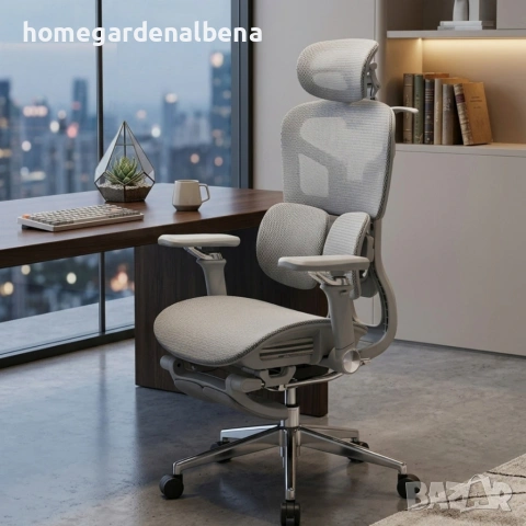 Ергономичен геймърски стол до 240 кг | 6D подлакътници | Наклон 135° | SGS газлифт