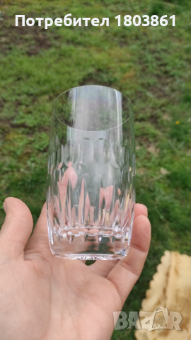 3 модела кристални чаши с еднаква шарка по 6 бр. от вид, снимка 5 - Чаши - 44751215