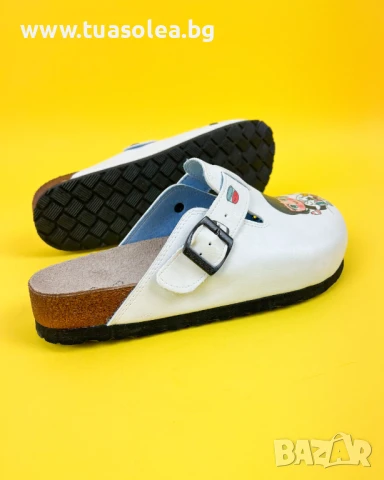 🥁 Намаление - Ортопедични чехли със стелка от естествен велур | Марка Tuasolea, снимка 1