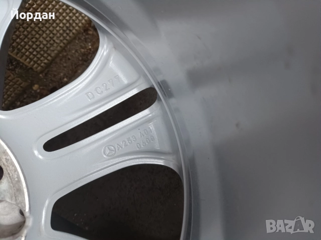 ОРИГИНАЛНИ джанти 17 ' цола 5x112 МЕРЦЕДЕС / MERCEDES BENZ ET36 7,5J 66,6, снимка 12 - Гуми и джанти - 52344984