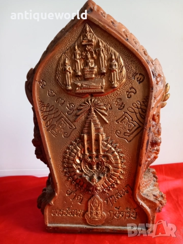 Стара БУДИСТКА Статуетка ,Фигура , МОНАХ , Буда, снимка 3 - Антикварни и старинни предмети - 51698180