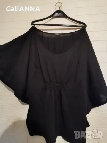 СТРАХОТНА ТУНИКА РЪКАВ ПЕПЕРУДА ПЛЕТИВО 2XL, снимка 2 - Туники - 48571956